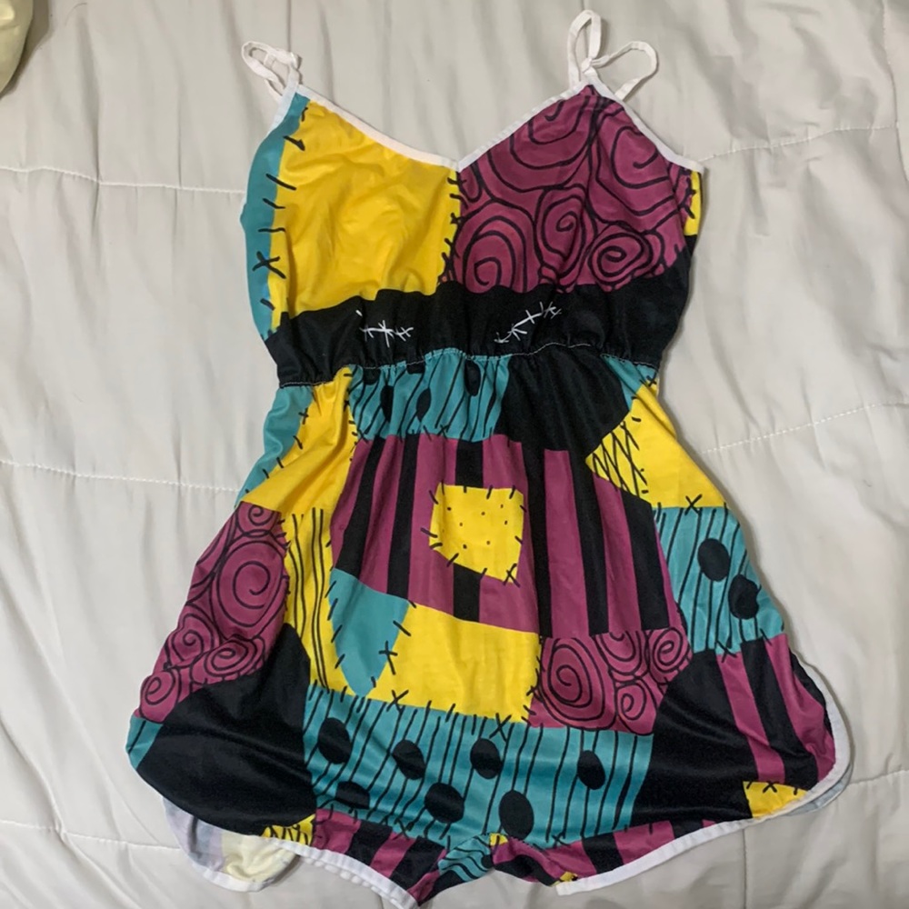 Sally Costume Halloween Romper